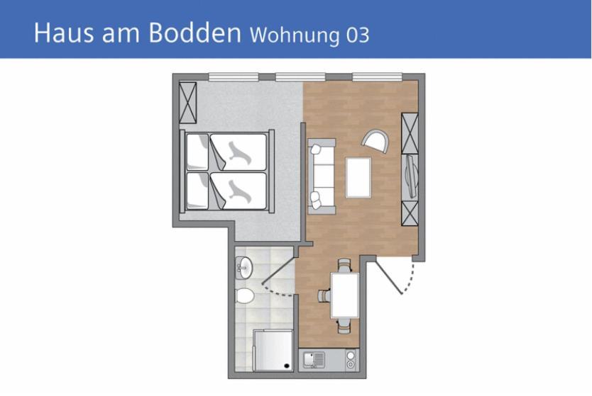 Haus Am Bodden Apartment Gross Zicker Bilik gambar